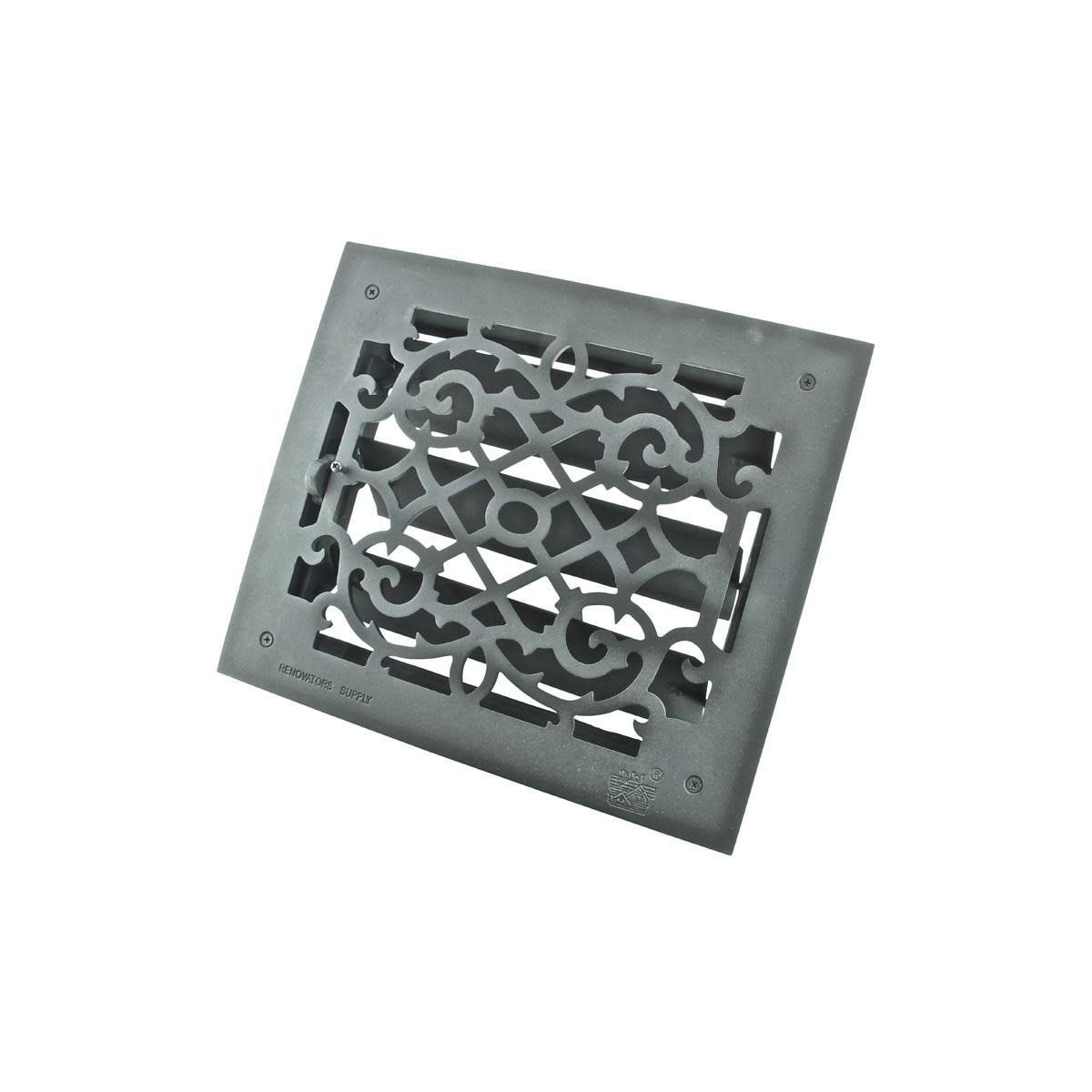 Cast 10 x 12 Duct Floor Heat Register Louver Vent S186901