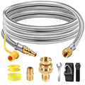 12FT Stainless Steel Quick Connect Propane Hose X471568