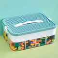 Plastic Stackable Toy Storage Case with Lid W83738