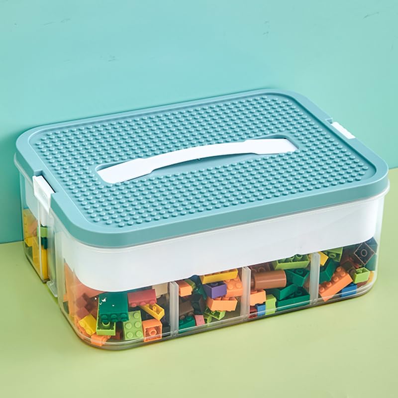Plastic Stackable Toy Storage Case with Lid W83738