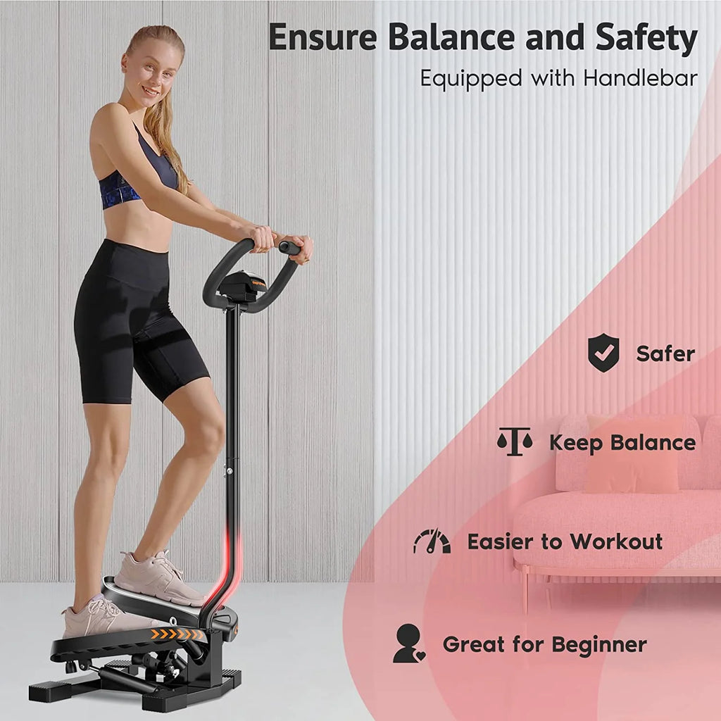 Portable Stair Stepper with Resistance Band T221712
