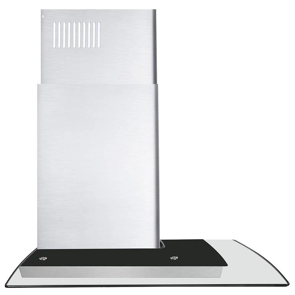 2 Piece Kitchen Appliance Package with Gas Range and Wall Mount Range Hood C8569