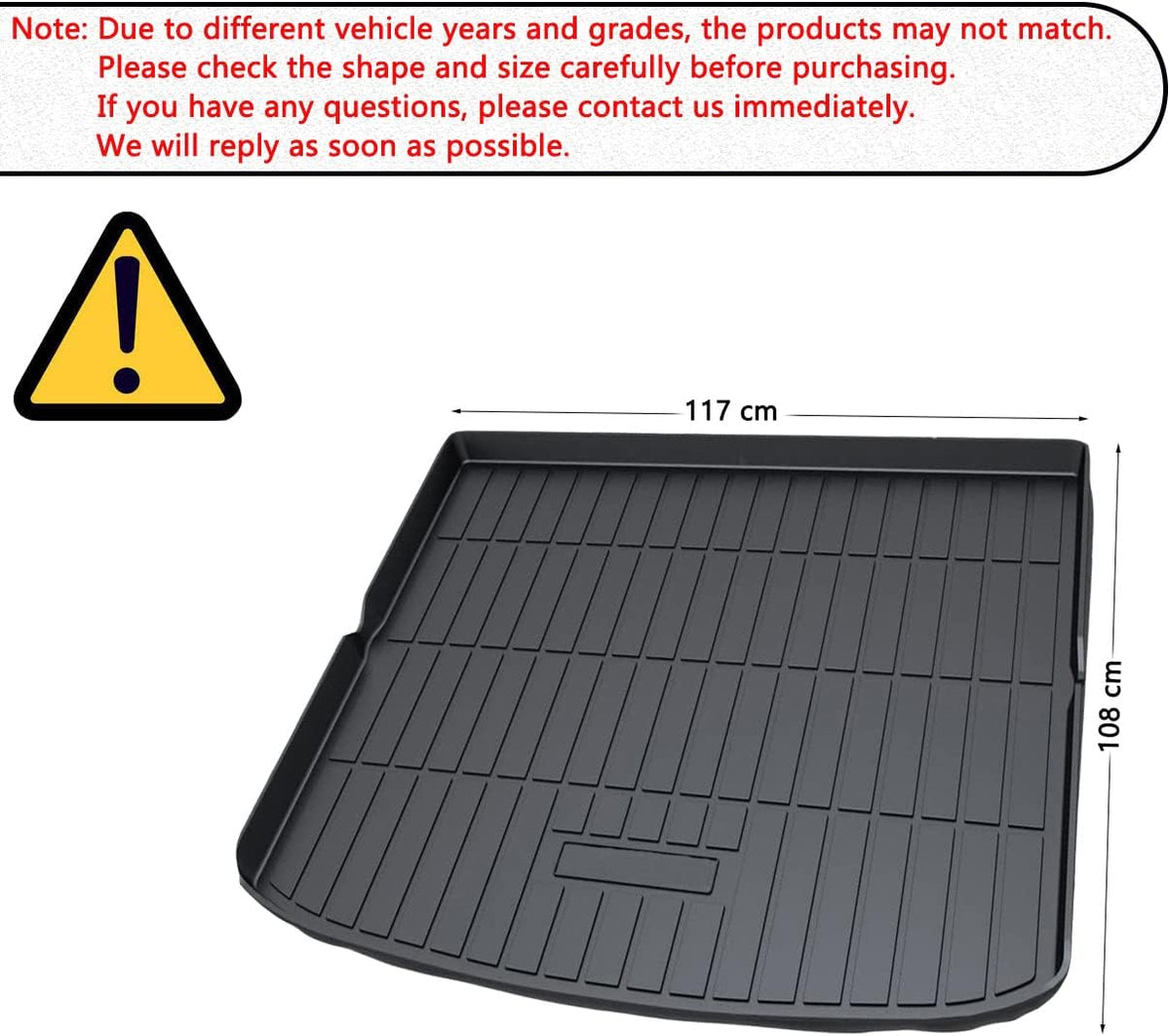 Custom Fit All-Weather TPO Cargo Liners Pack of 2 X9696