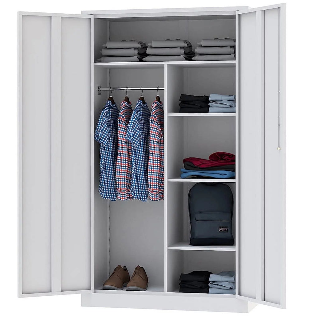 Metal Storage Cabinet with Locking Doors V4053