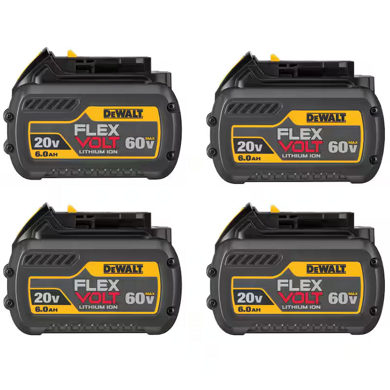 20V/60V MAX Lithium-Ion 6.0Ah Battery 4 Pack V476351