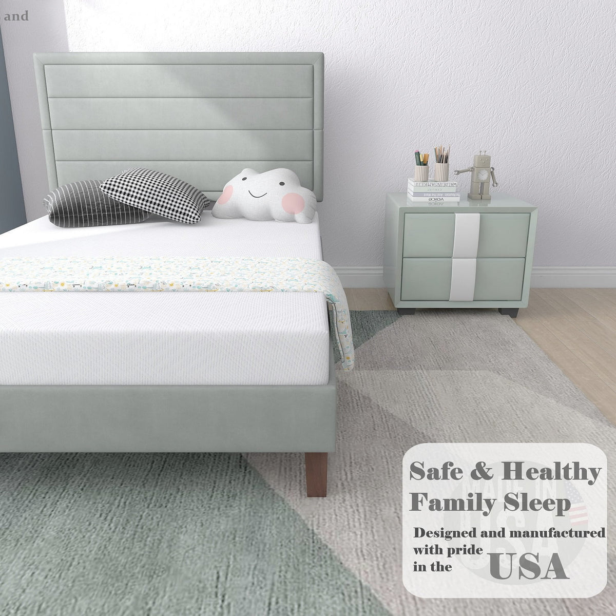 6 inch Medium Firm Memory Foam Twin Mattress I91780