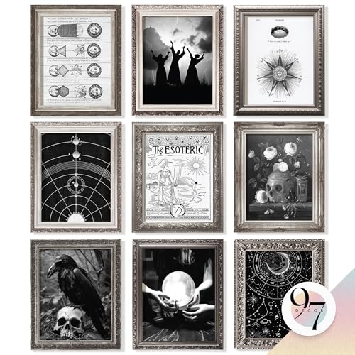 Framed Gothic Wall Art Set B3274