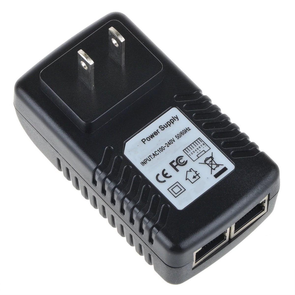 AC/DC Adapter Replacement for IP Phone 48V DC PoE Power Supply Injector with Cable U7171