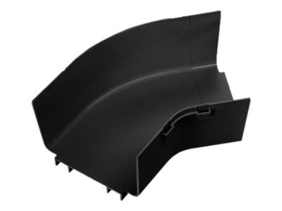 Black Angled Cable Raceway Fitting U680734