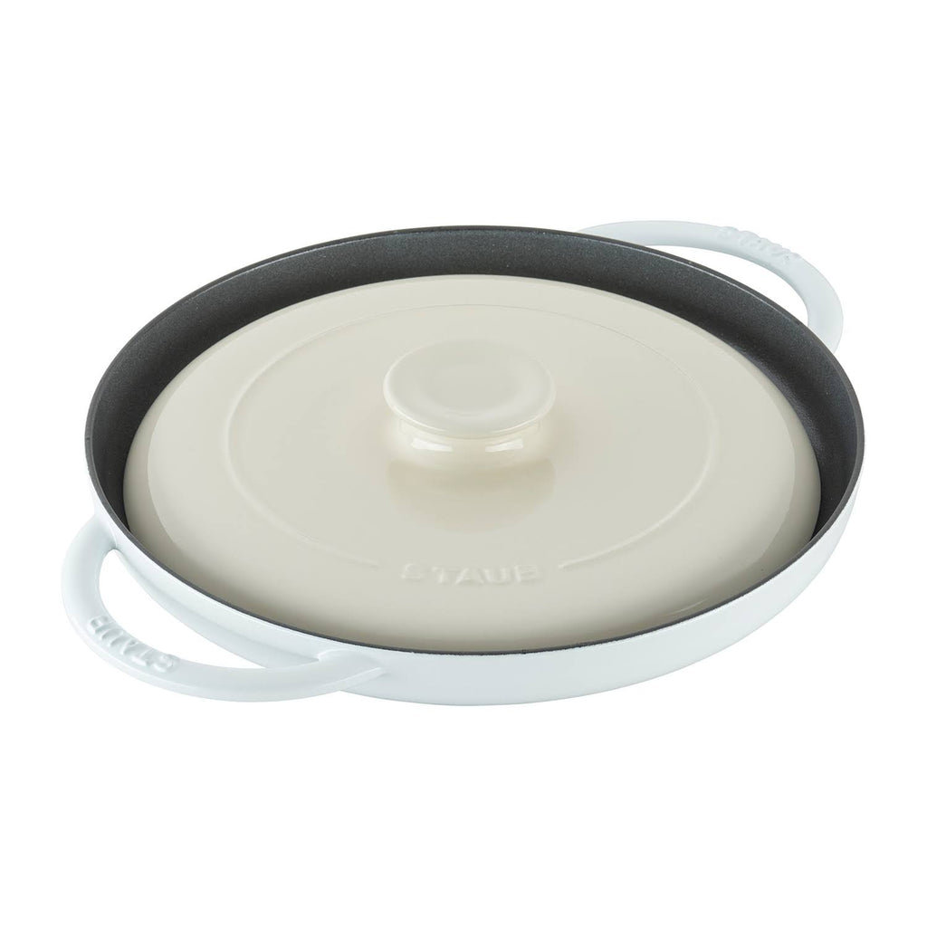 Matte Black Cast Iron Chicken Griddle & Press Set T73341