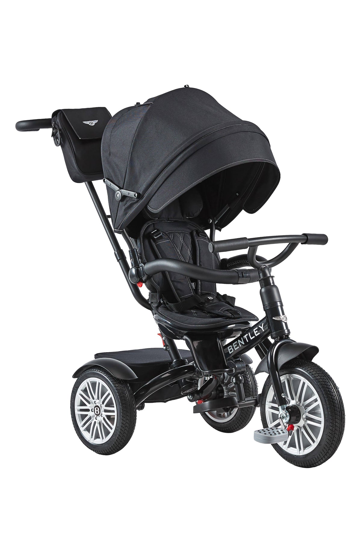 6-in-1 Baby Stroller Kids Trike Onyx Black Z15907