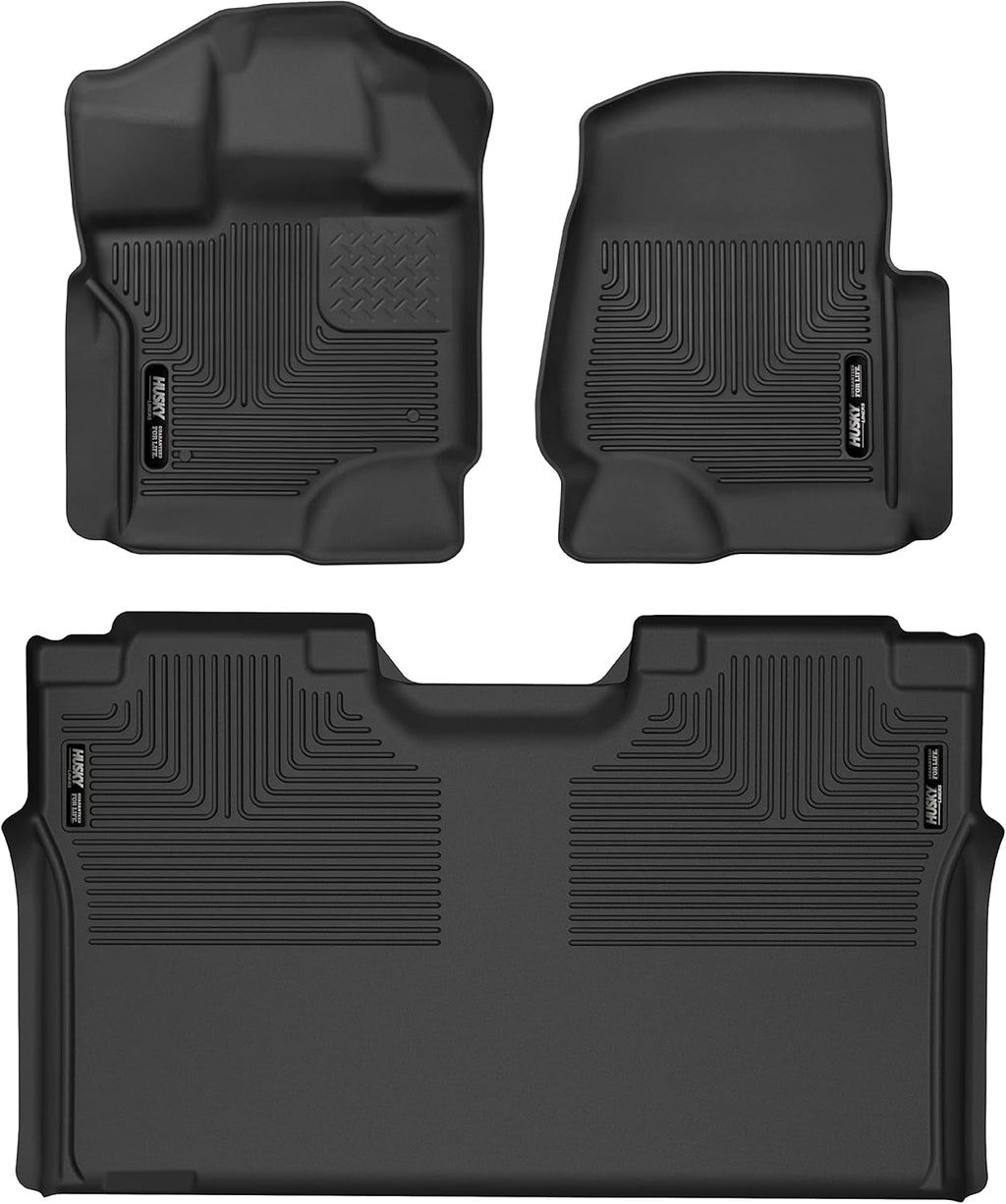Black Front & 2nd Seat Floor Liners 3 Pcs R786