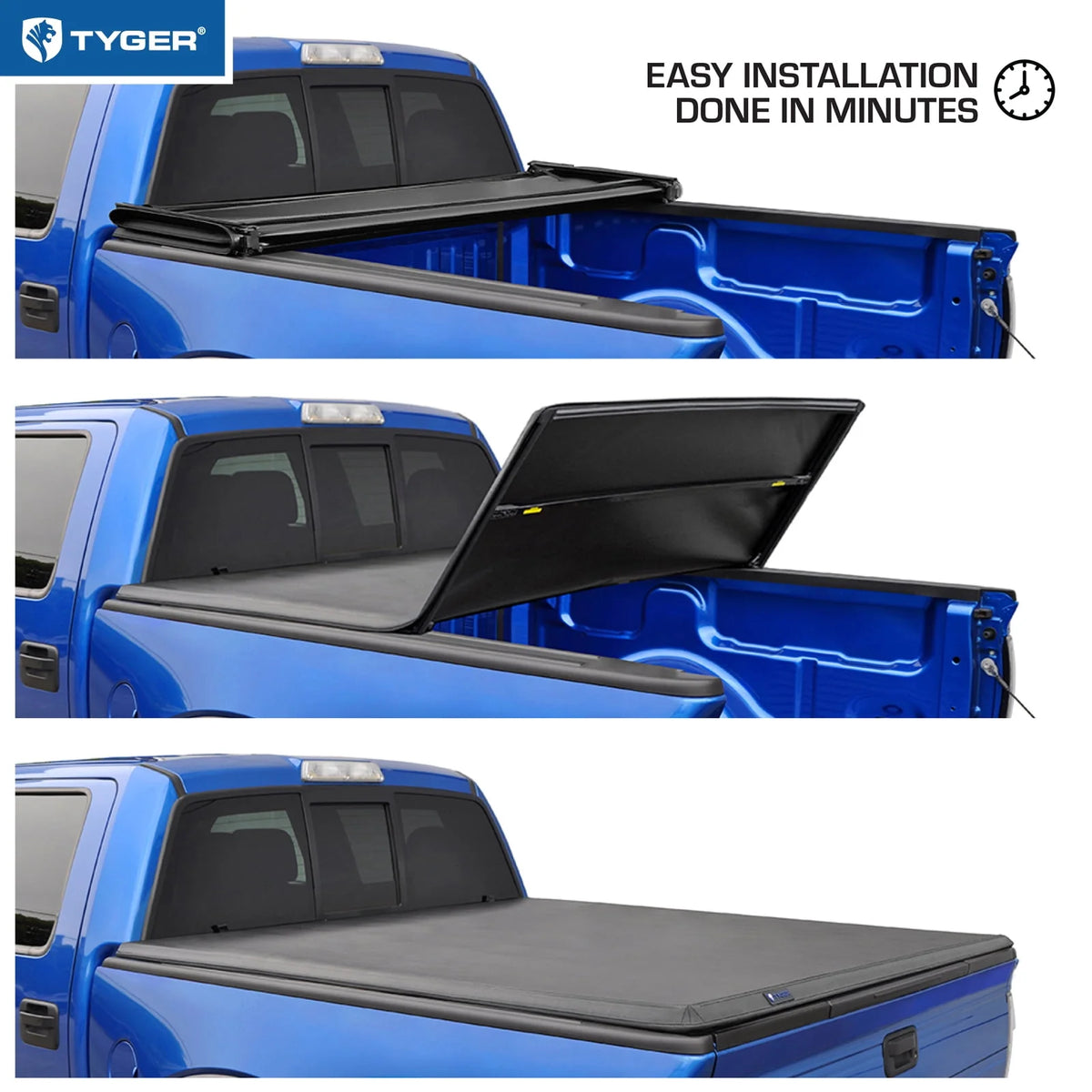 Soft Tri-fold Truck Bed Tonneau Cover T71630