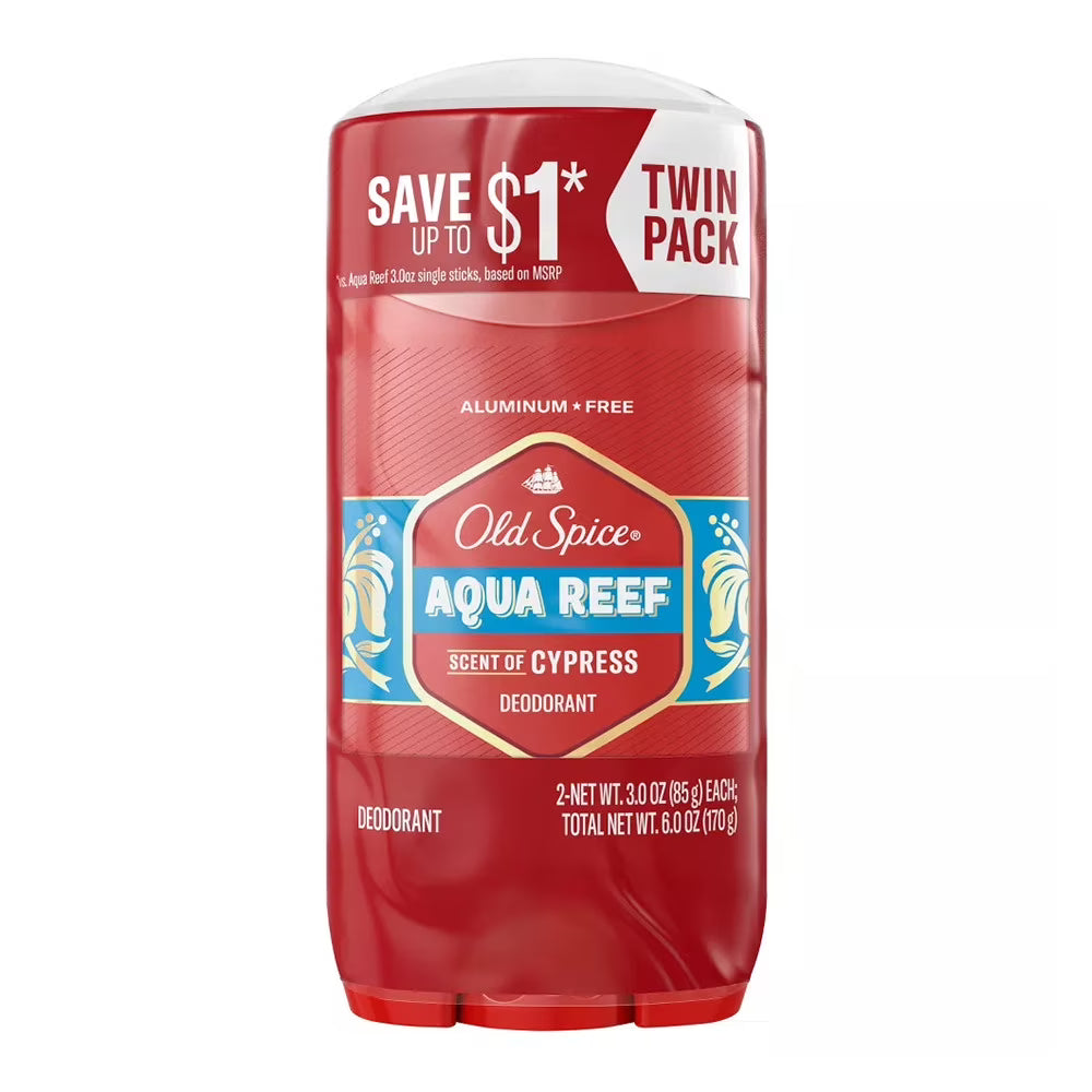 Aqua Reef Deodorant Twin Pack, 6 Oz F228