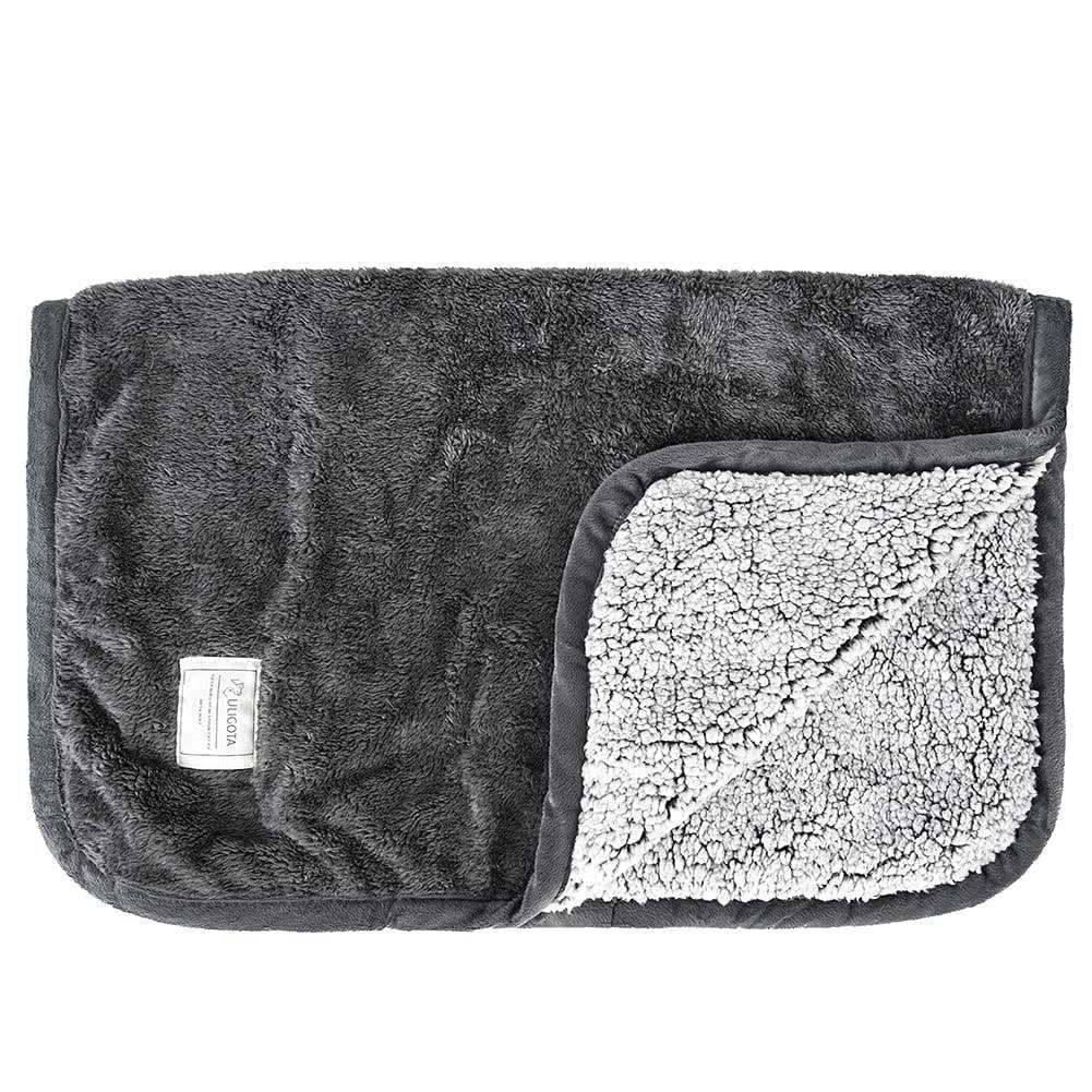 Waterproof Plush Pet Blanket with Sherpa Couch Cover Protector P9147
