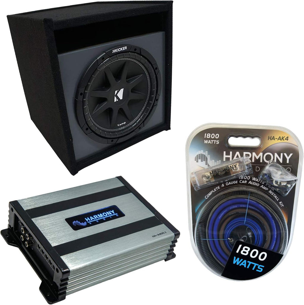 Ported 10 Sub Box Enclosure & Amp D149