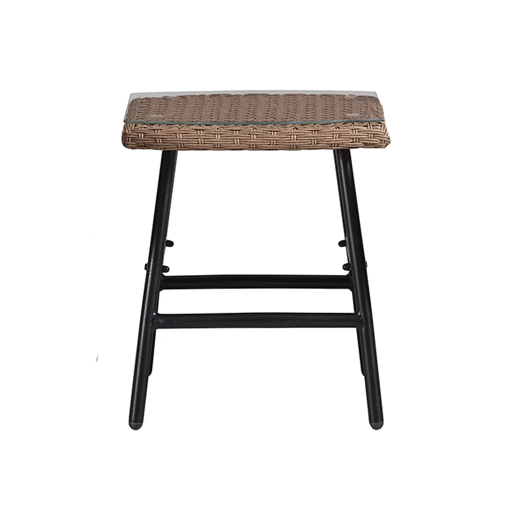Outdoor Patio Papasan Chair Set with End Table C476017