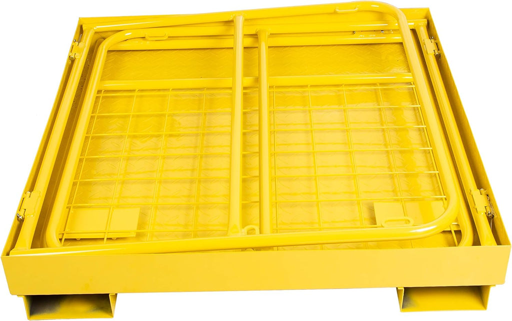 Forklift Safety Cage Heavy Duty Steel Folding Storage N773140