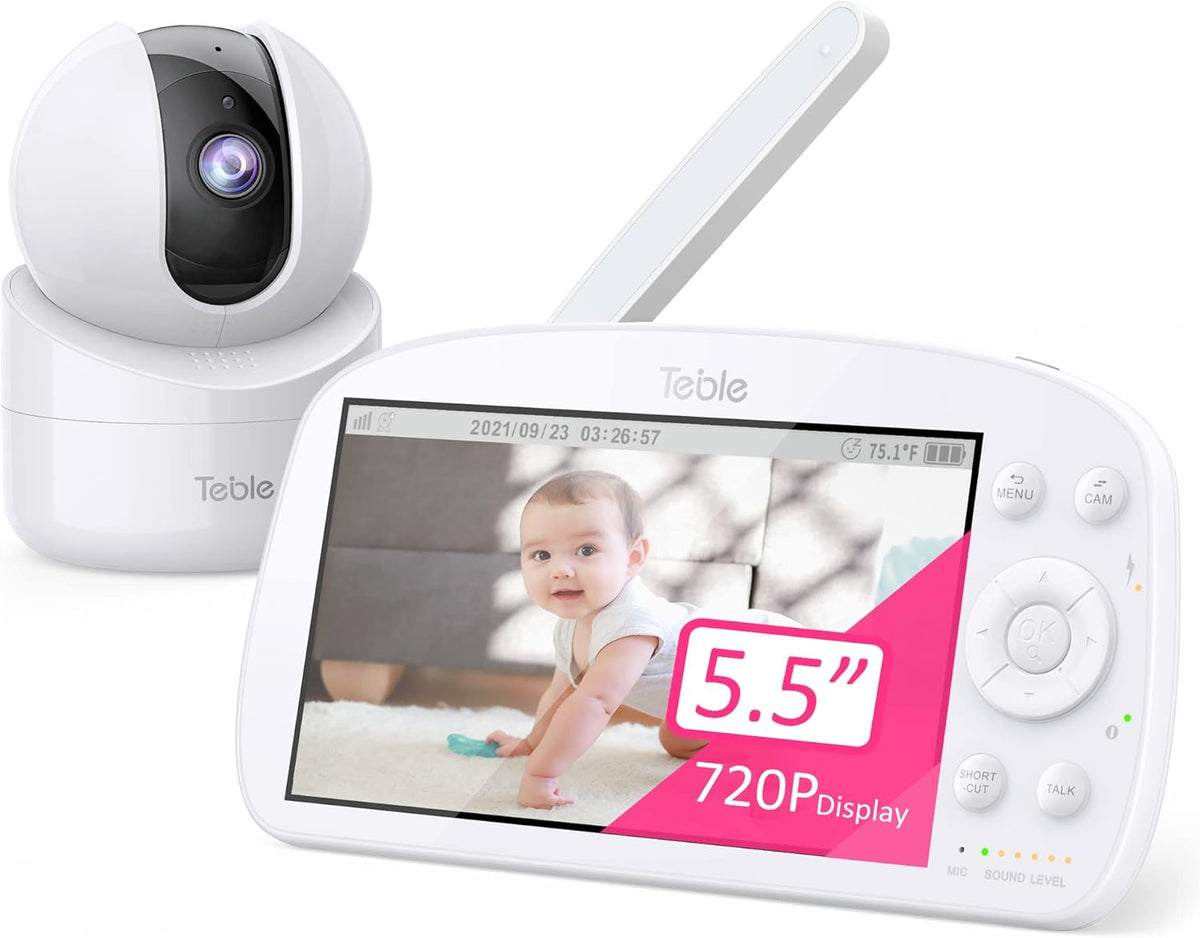 5.5" 720p HD Video Baby Monitor with Camera and Audio R11200