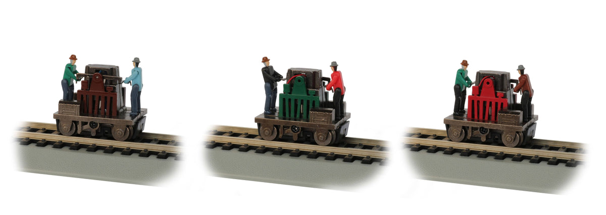 HO Gandy Dancer Operating Hand Car Z56097