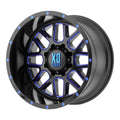 Black/Blue Wheel Rim S3833