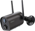 Black 15000mAh Rechargeable Battery Powered Outdoor Security Camera 1080P Night Vision IP66 Waterproof Z568
