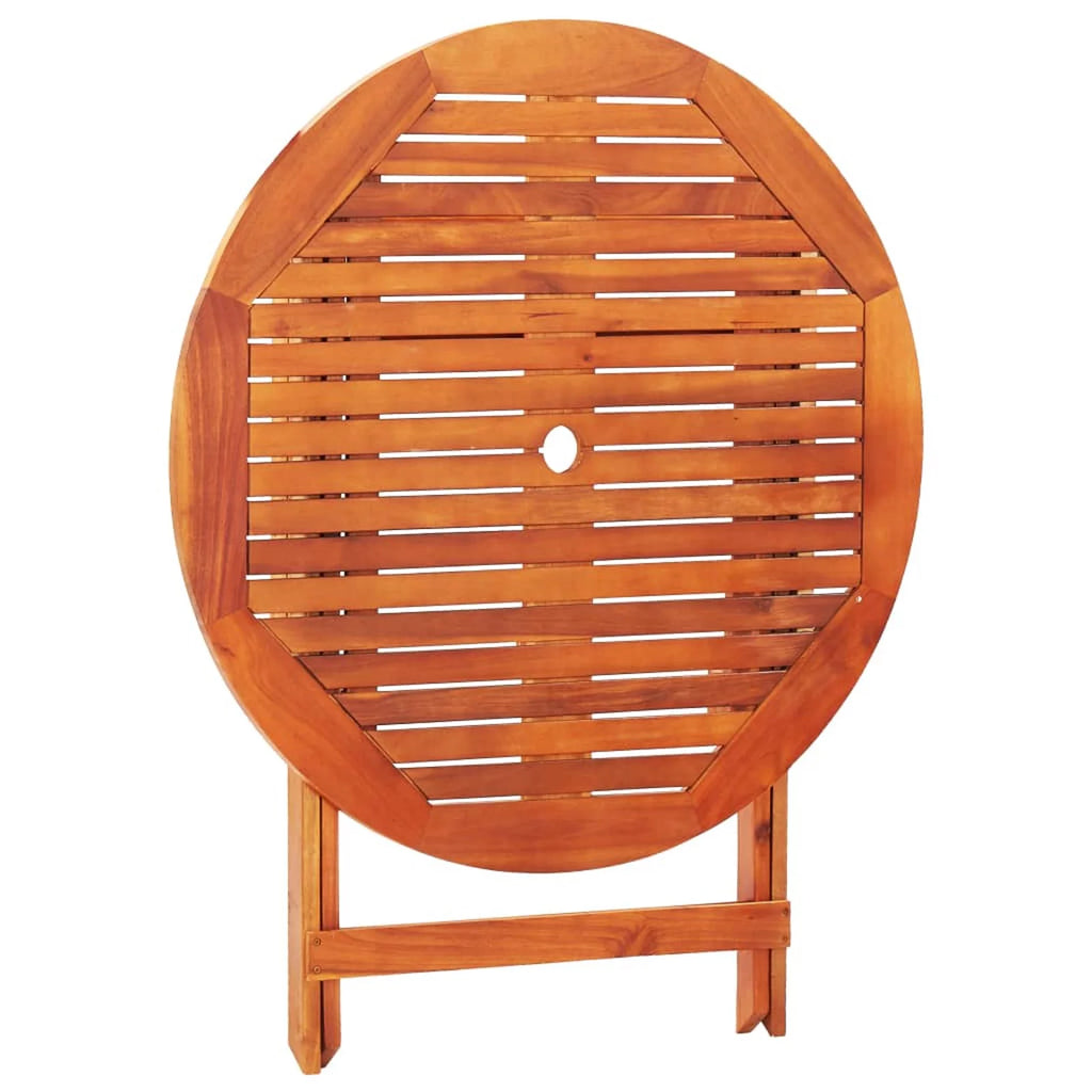 Folding Garden Table Solid Eucalyptus Wood T39800