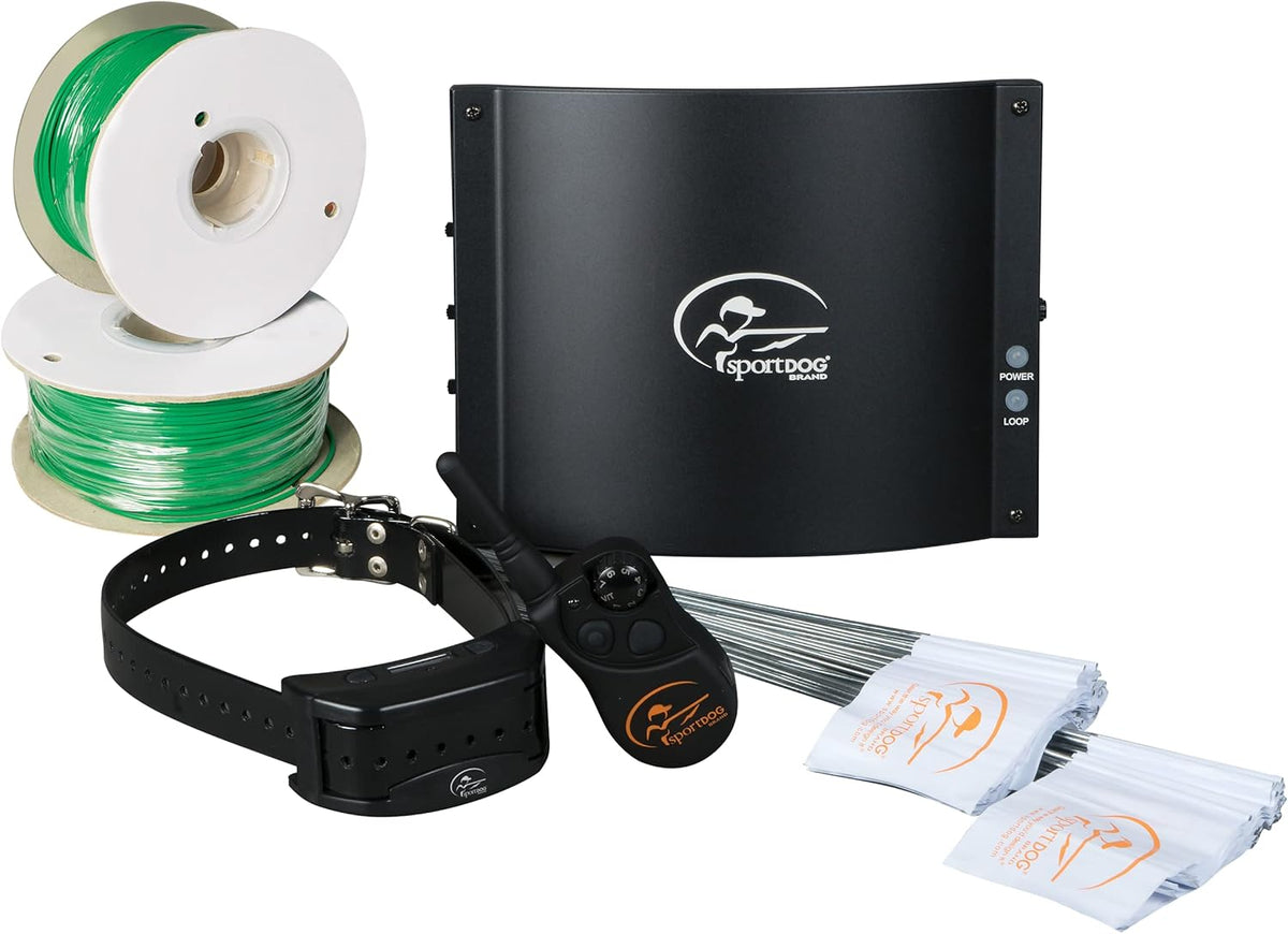 In-Ground Fence Kit with Remote Trainer, Waterproof Rechargeable Collar O7621