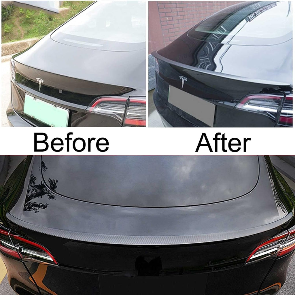 Real Carbon Fiber Rear Trunk Lip Spoiler T8022