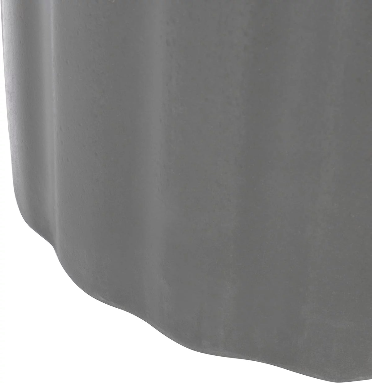 Dark Grey Concrete Round Accent Table N196
