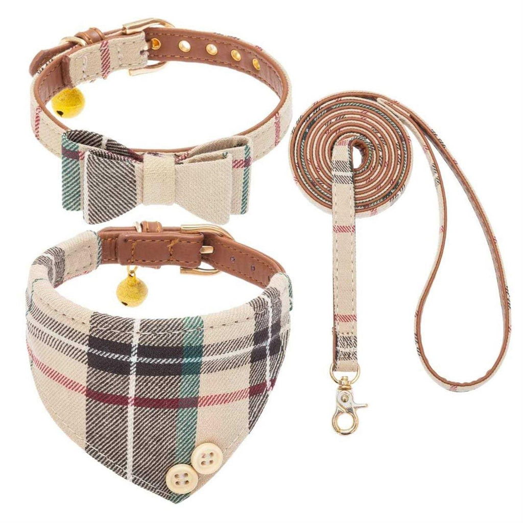 Bow Tie Dog Collar and Leash Set J29688