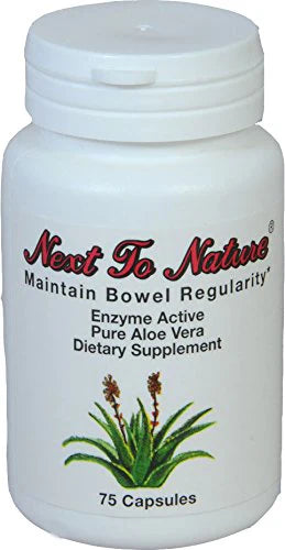 Aloe Vera Dietary Supplement 75 Capsules P49228