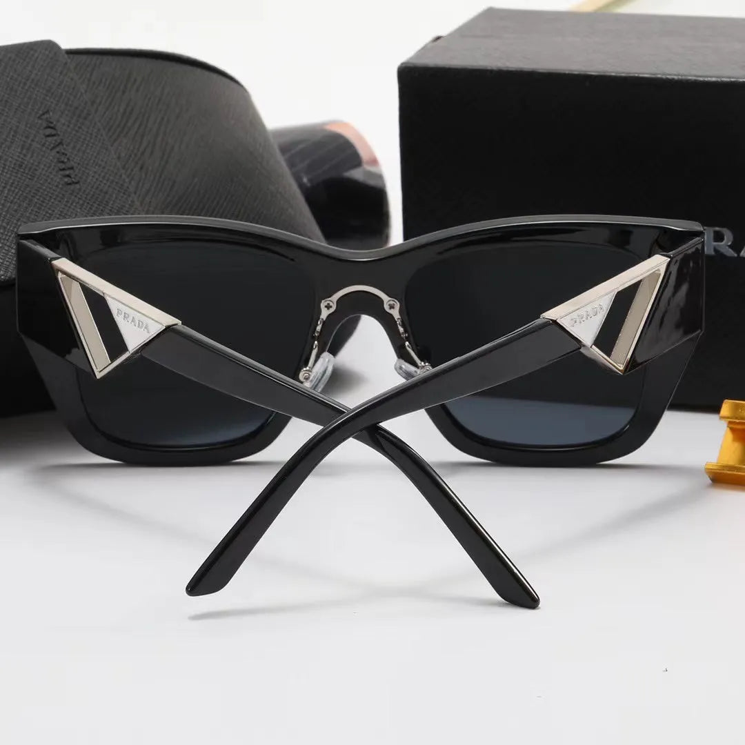 Fashion PA Letter Triangle Hollow Print Sunglasses S4882