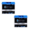 12V 18AH Lithium Replacement Battery 2 Pack J5923