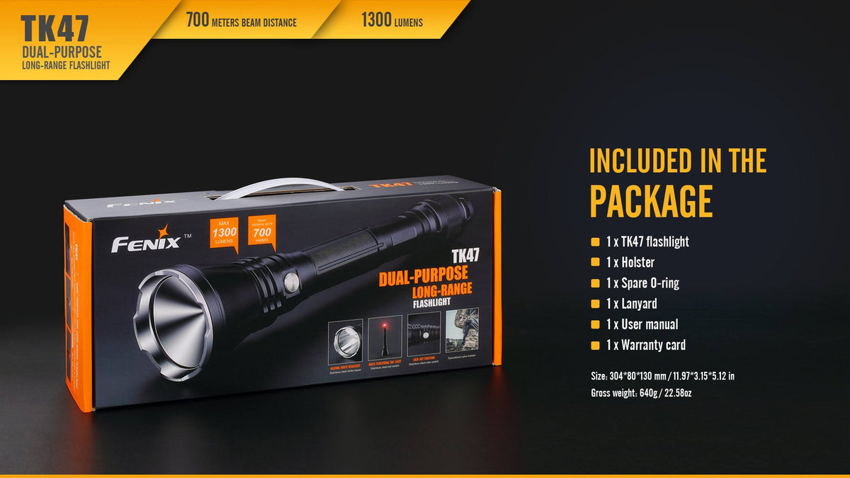 Black LED Flashlight P4546