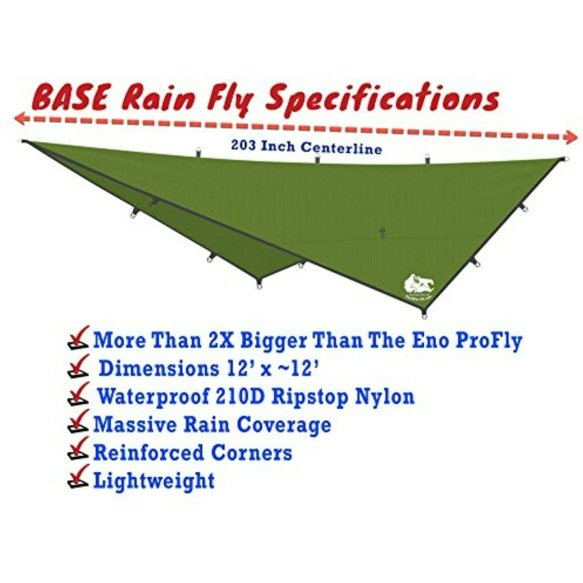 12 ft Waterproof Camping Tarp H9111
