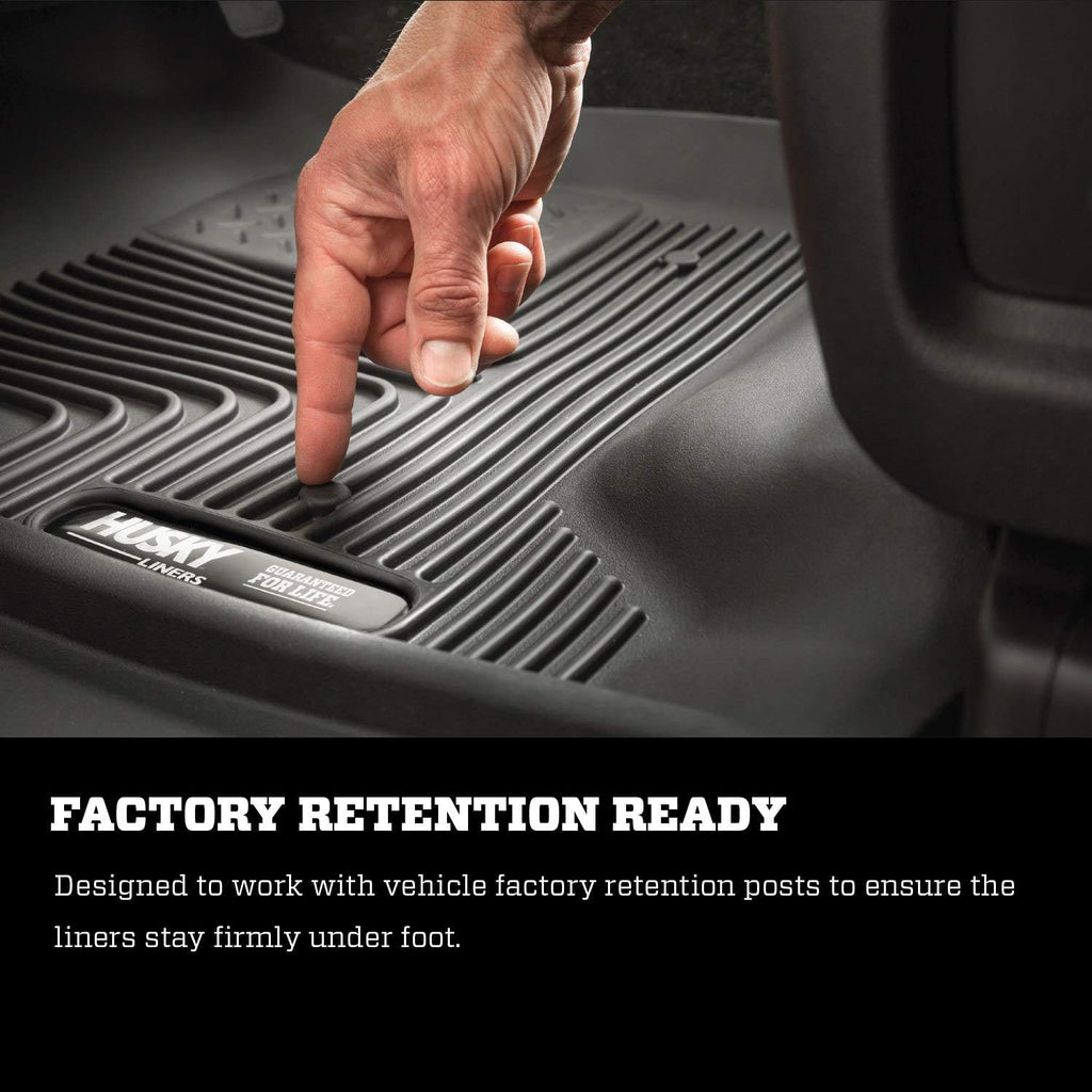 Black Front & 2nd Seat Floor Liners 3 Pcs R786