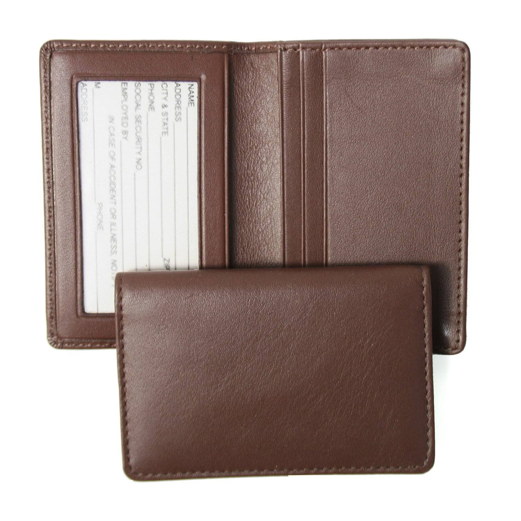 Leather Card Case - Orange R731