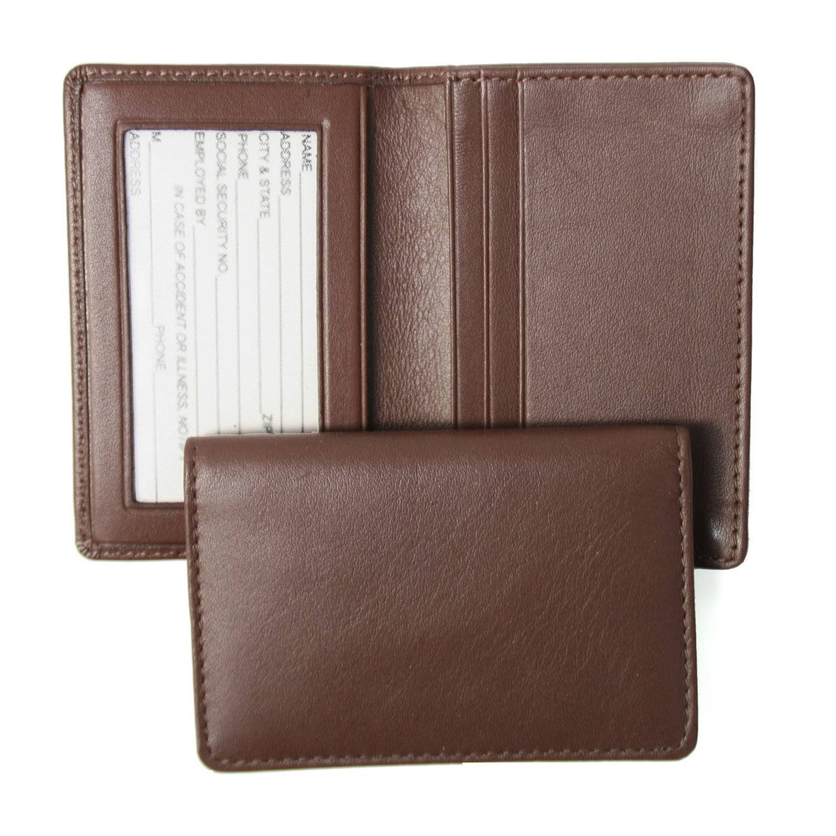 Leather Card Case - Orange R731