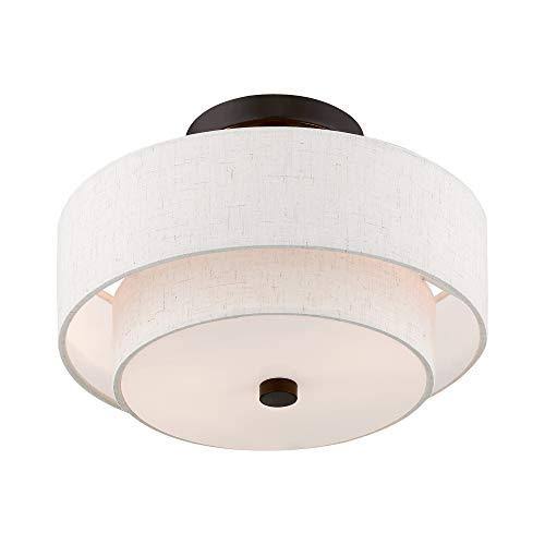 English Bronze 2 Light Ceiling Mount A359337