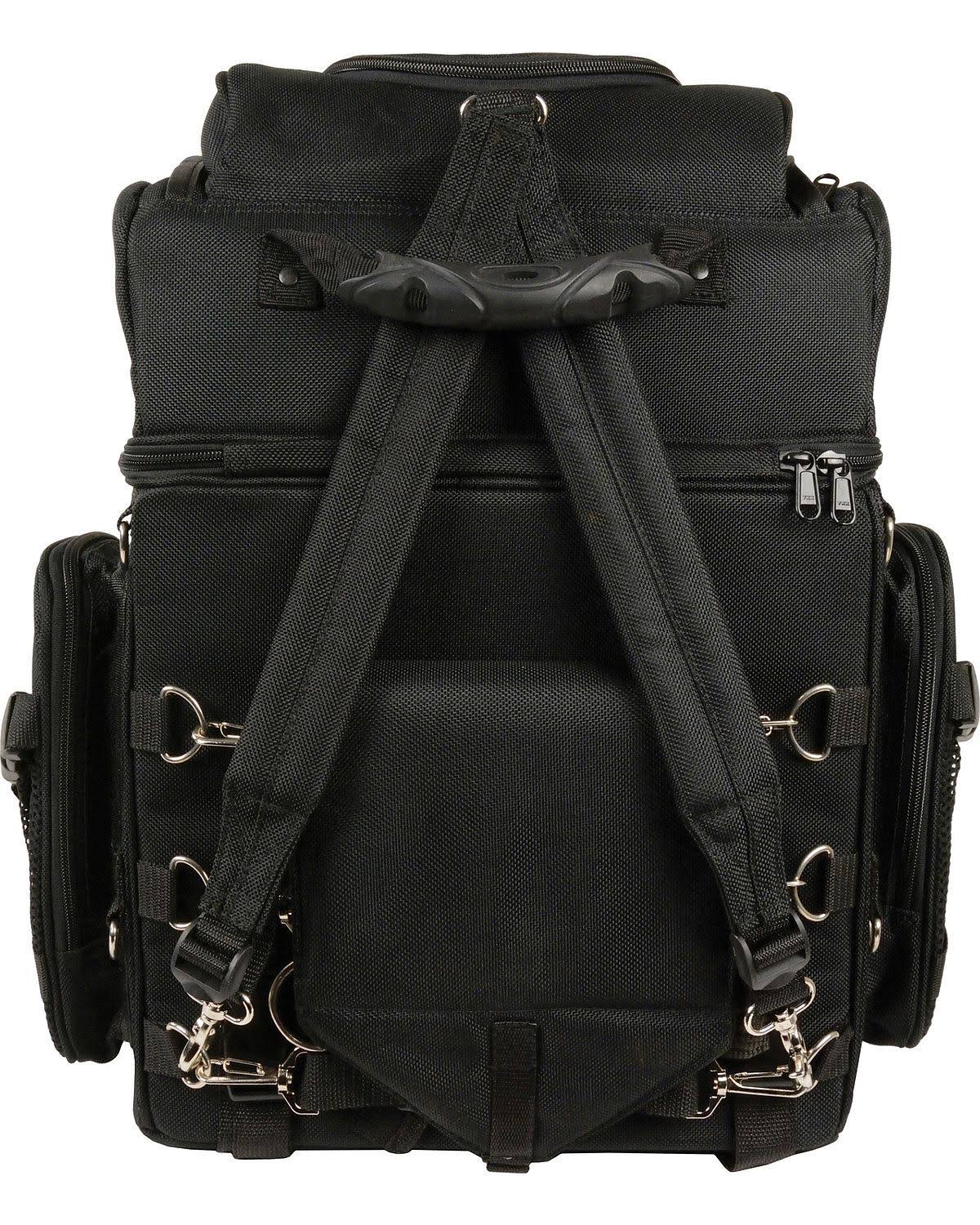 Black Large Nylon Sissy Bar Bag O36425
