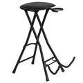 Black Guitarist Stool with Footrest Z8778