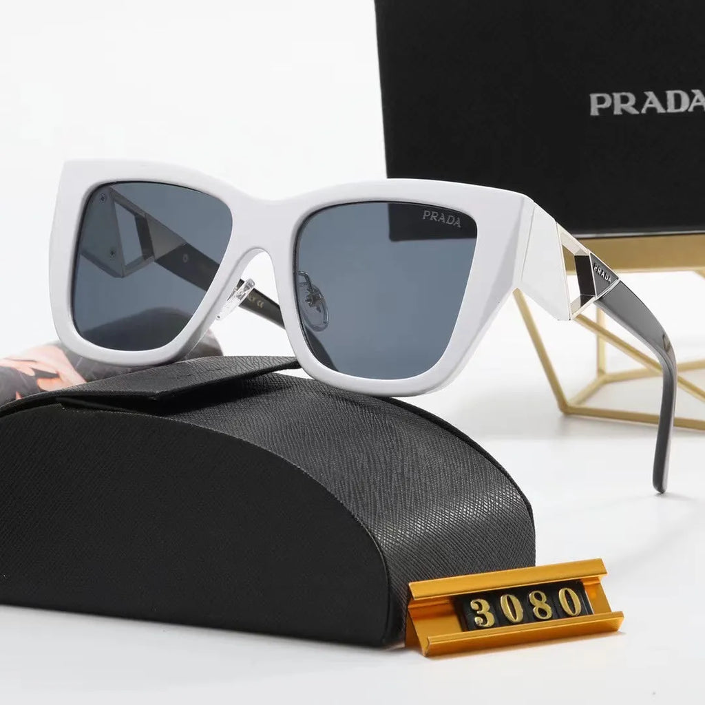 Fashion PA Letter Triangle Hollow Print Sunglasses S4882