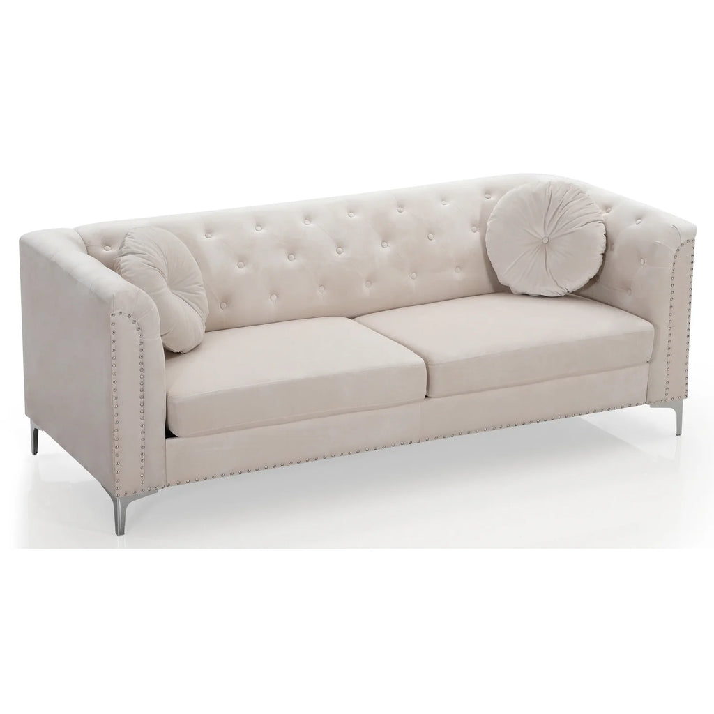 Ivory Sofa ( 2 Boxes ) E886847