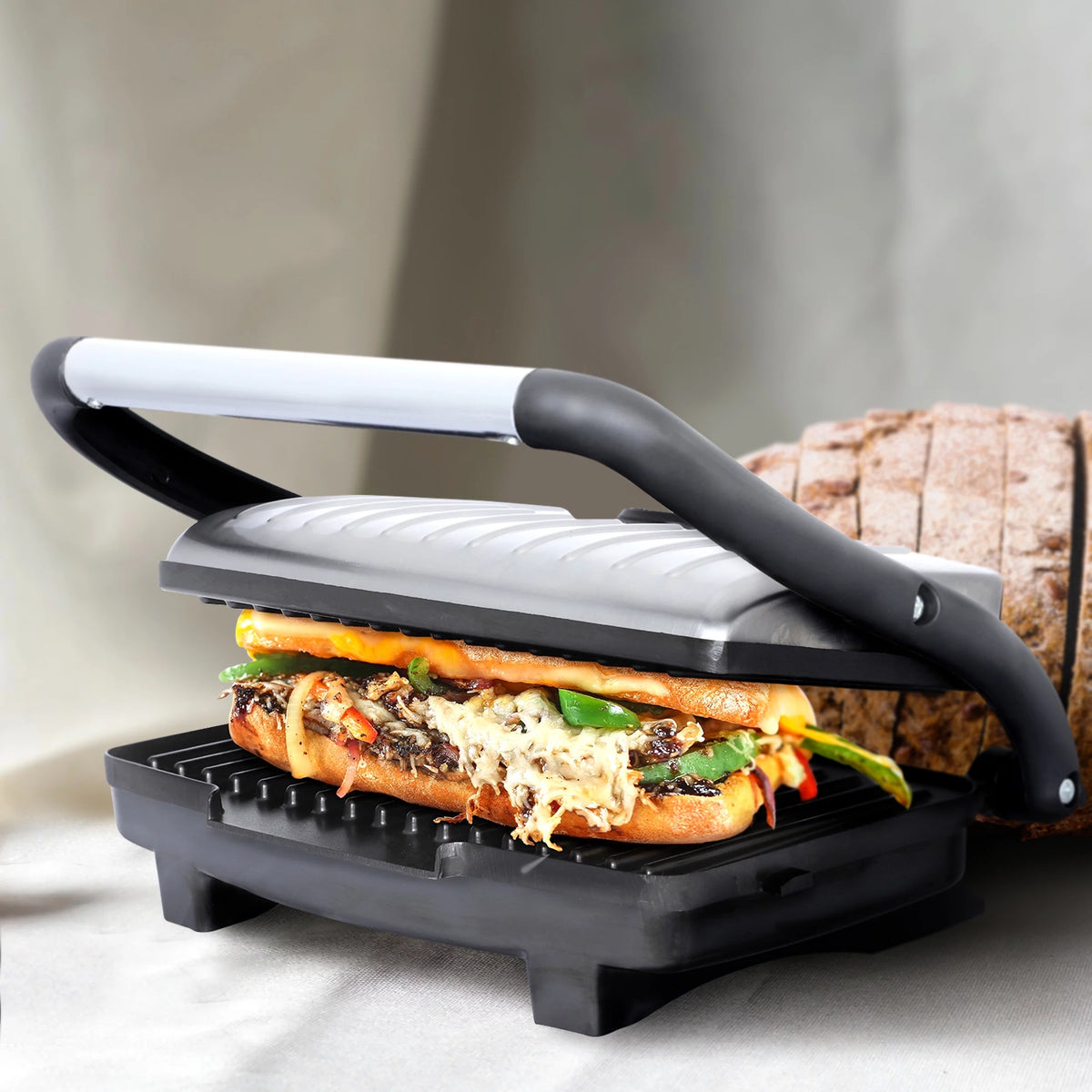 1000-Watt Non-Stick Panini Press and Sandwich Maker S61987