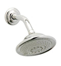 Polished Gold Round Showerhead with Shower Arm Q96437