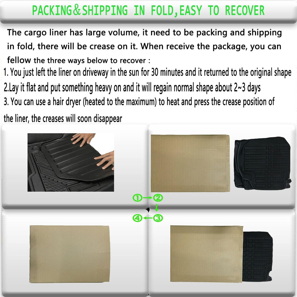Custom Fit All-Weather TPO Cargo Liners Pack of 2 X9696