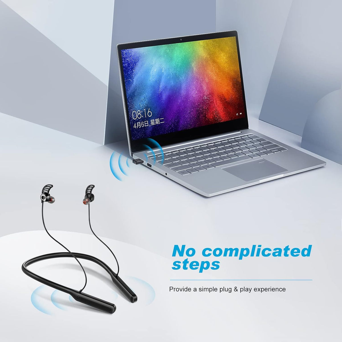 Wireless Bluetooth Noise Cancelling Headphones with Microphone, Pack of 2 R3862