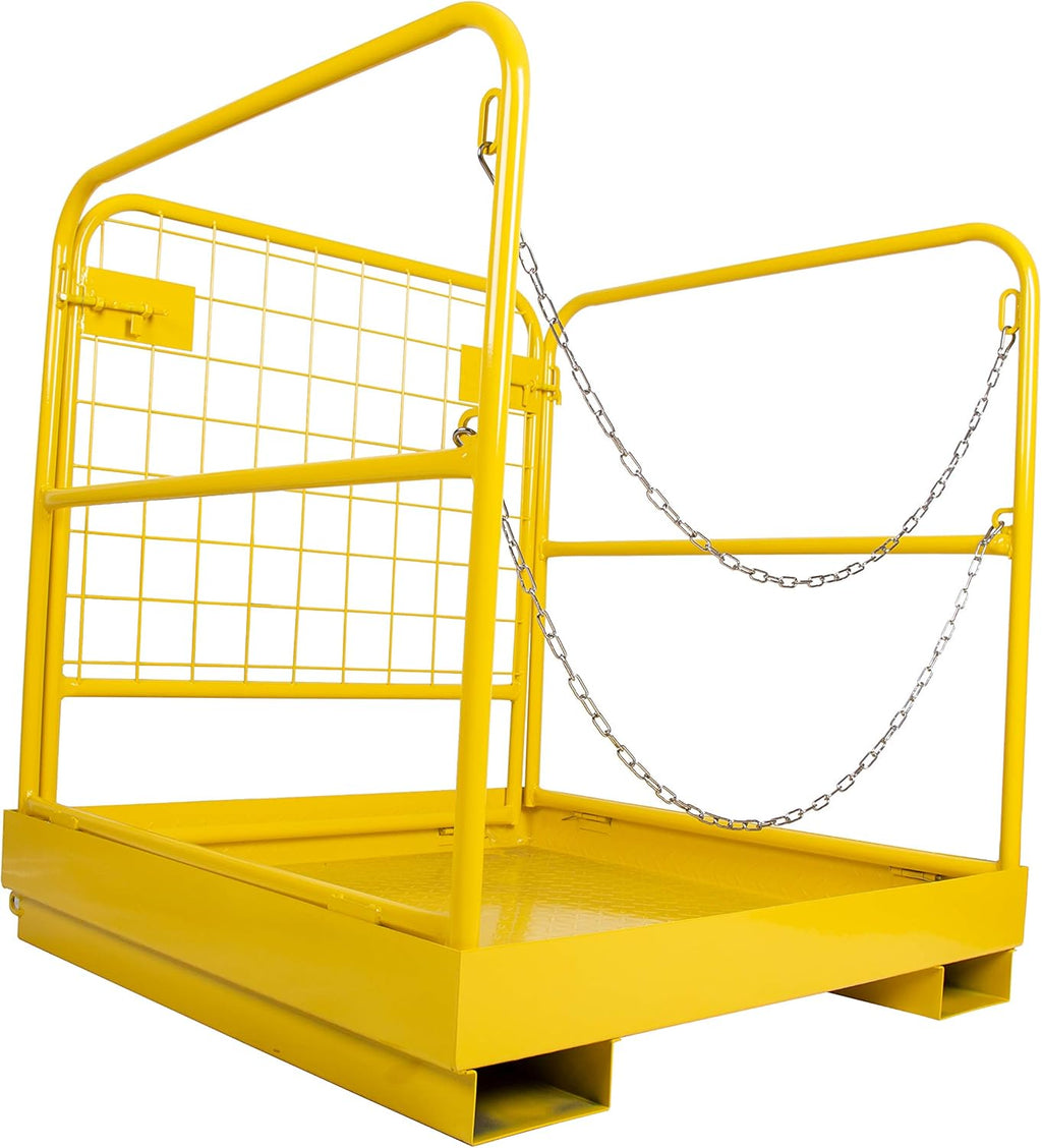 Forklift Safety Cage Heavy Duty Steel Folding Storage N773140