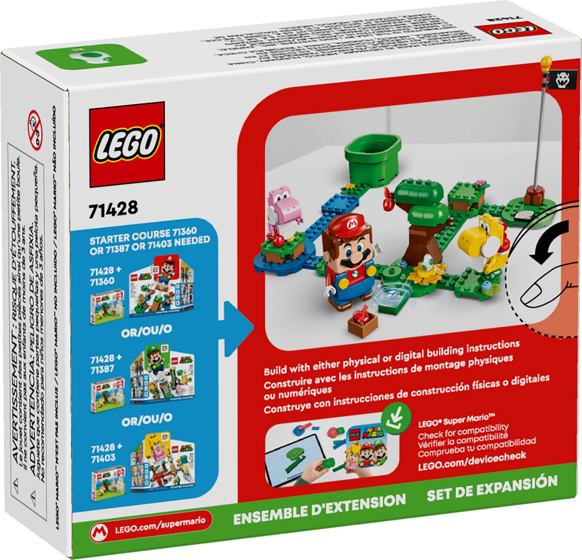 Building Toy Set with 2 Brick-Built Characters Q644